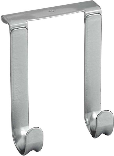Metaltex Agățătoare Pentru Uși 2 Locuri Metalică 14cm