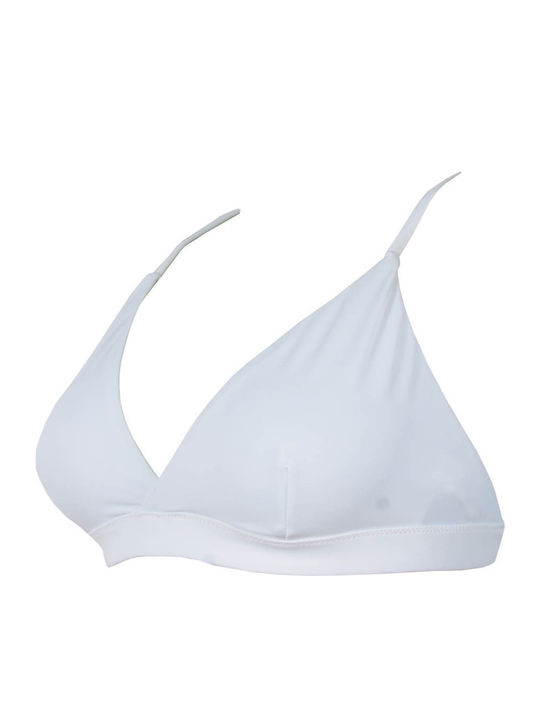 Rock Club Bikini Τριγωνάκι C Cup Λευκό