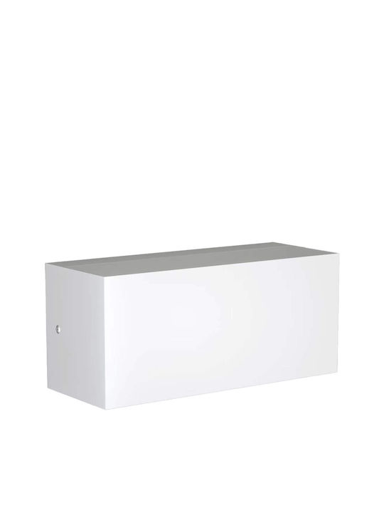 Inlight Martin Waterproof Wall-Mounted Outdoor Ceiling Light IP65 with Integrated LED White