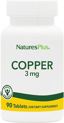 Nature's Plus Copper 3mg 90 Registerkarten