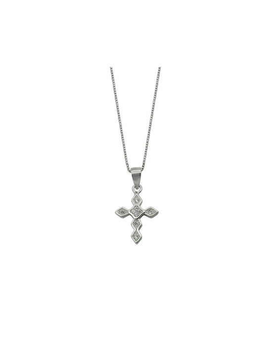 Cross with chain Silver 925