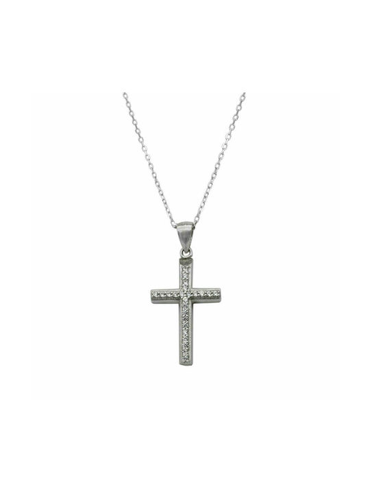 Kreuz mit Kette Silber 925