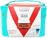 Vichy Liftactiv Specialist Collagen Hautpflegesets für Anti-Aging & Feuchtigkeitsspendend mit Sonnenschutzmittel , Gesichtscreme , Kulturtasche & Serum