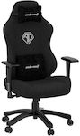 Anda Seat Phantom 3 Fabric Gaming Chair with Adjustable Arms Carbon Black