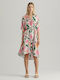 Gant Dahlia Mini Καλοκαιρινό All Day Φόρεμα Κοντομάνικο Floral