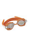 Sunnylife Tully the Tiger Kids Swimming Goggles with Anti-Glare Lenses Orange