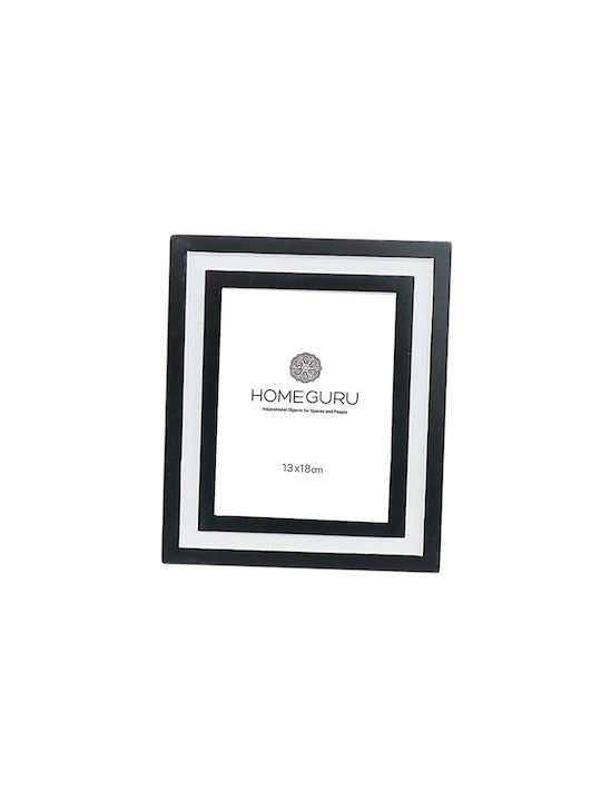 Zaros Wooden Photo Frame White/Black