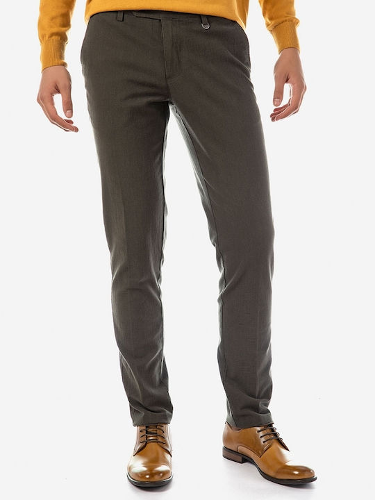 Sogo Men's Trousers Chino Elastic Cigar