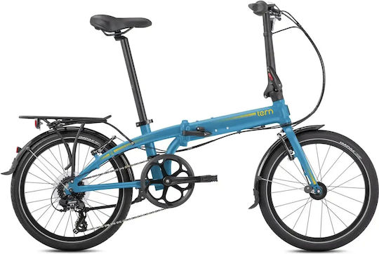 Link C8 20" 2022 Blau Faltbar Fahrrad Stadt mit 8 Gängen