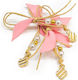 Afitechno Christening Charm Pin Beige 50pcs