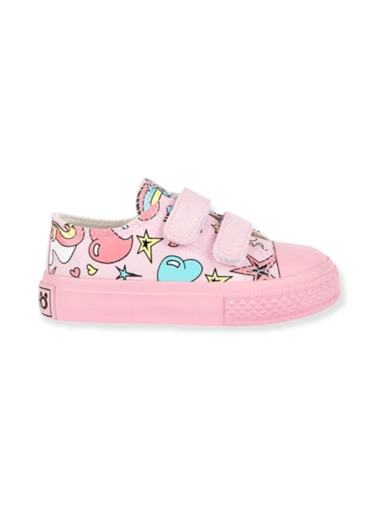 Conguitos Kids Sneakers with Scratch Pink