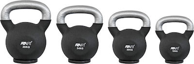 FFITTECH Kettlebell aus PVC 16kg Schwarz