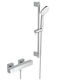 Ideal Standard Ceratherm C100 Shower Column with Bathtub Mixer 54cm Silver
