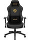 Anda Seat Phantom 3 Καρέκλα Gaming Δερματίνης με Ρυθμιζόμενα Μπράτσα Elegant Black