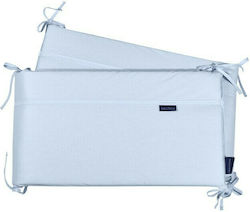 Nautica Crib Bumpers Classic Inside Light Blue 34x210cm