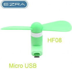 Ezra HF-08 Micro USB Ανεμιστηράκι Κινητού USB Α...