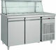 Inoxcon Maintenance Showcase Floor with 2 Levels 100x70x130cm