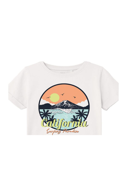 Name It Tricou pentru copii Alb California