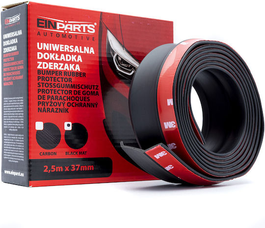 Einparts Protecții Protecții de ușă pentru Bară Auto 2.5m 1buc Negru