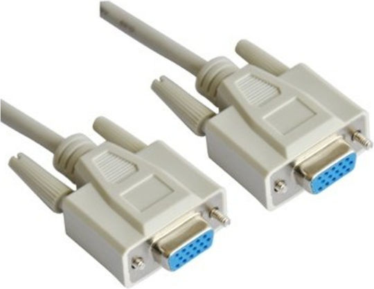 DM Pro Cable VGA female - VGA female Γκρι 1.8m (XYC027-1.8)