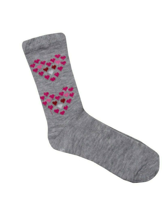 Girl's Socks 281533 (Size 25) Gray