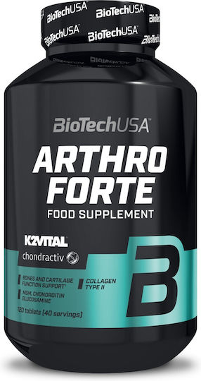 Biotech USA Arthro Forte Supplement for Joint & Bone Health 120 Tablets