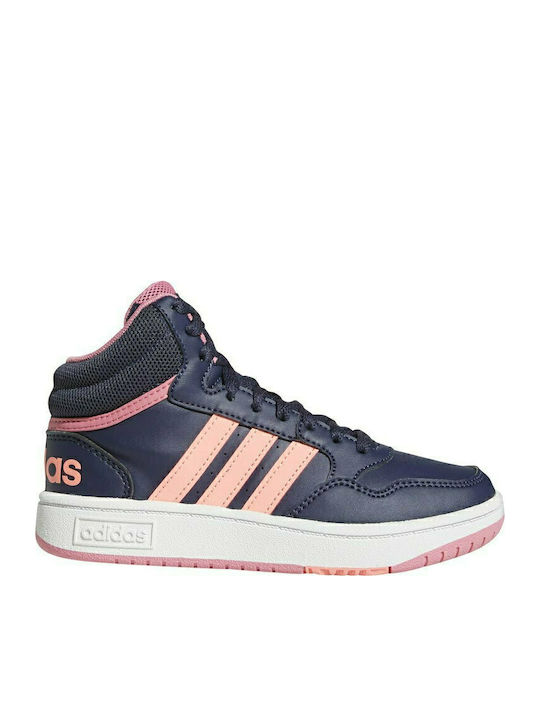 adidas Hoops Αθλητικά Παιδικά Παπούτσια Μπάσκετ με Κορδόνια Μπλε