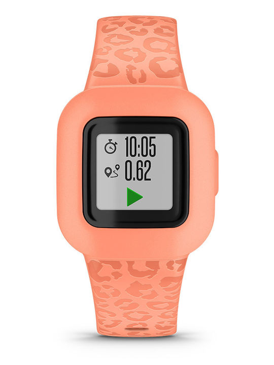 Garmin Kids Digital Watch Vivofit Jr 3 with Rubber/Plastic Strap Orange