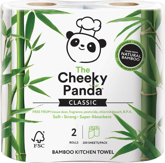 The Cheeky Panda Χαρτί Κουζίνας 2 Ρολά (208gr/Ρολό)