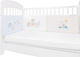 Kikka Boo The Fish Panda Crib Bumpers Classic Inside White 35x210cm
