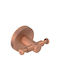 Sanco Ergon Double Wall-Mounted Bathroom Hook ​7x5.5cm Old Copper Mat