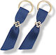 The Art of Beading Christening Charm Keychain Blue 50 Pieces