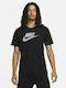 Nike Men's Athletic T-shirt Short Sleeve Dri-Fit Black