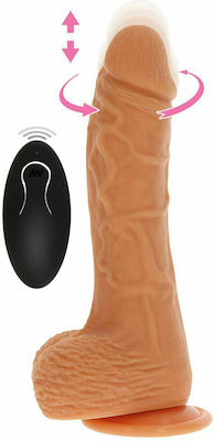 ToyJoy Get Real Naked Up & Down Vibrator Massage 20cm Fleisch