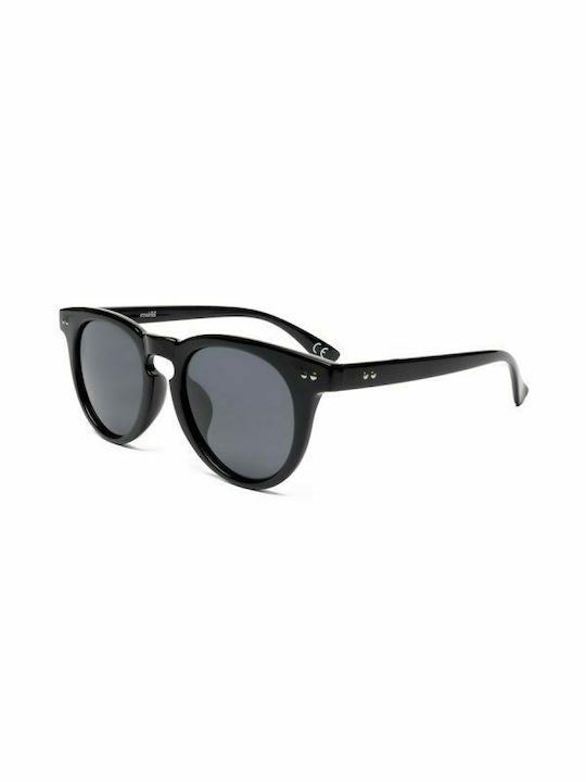 Mohiti PL256 Ochelari de soare Μαύρα cu Cadru & Negru Lentilă