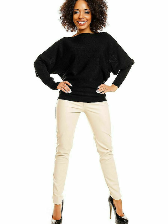 PeeKaBoo Women's Long Sleeve Sweater Black