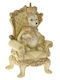 Iliadis Weihnachtliche Kunststoff Figur Hündchen Gold Höhe 20.5cm