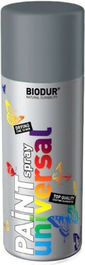 Biodur Спрей Боядисване Акрилен Сив RAL7046 400мл
