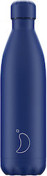 Chilly's Monochrome Sticlă Termos Oțel inoxidabil Fără BPA Blue All Matte 750ml 107358