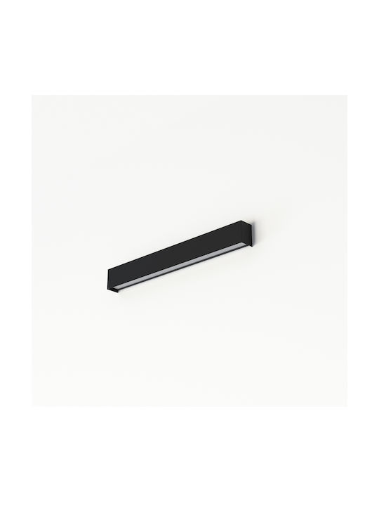 Nowodvorski Straight Wall S Modern Lamp Wall with Socket T8 Black 62x7x5cm
