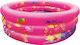 Children's Round Inflatable Pink Swimming Pool