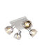 Rabalux Tarien Spot with 4 Lights and with Socket E14 in Silver Color