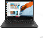 Lenovo ThinkPad T14 Gen 2 (AMD) 14" IPS FHD (Ryzen 7 Pro-5850U/16GB/512GB SSD/W10 Pro) WWAN aufrüstbar Black (GR Tastatur)