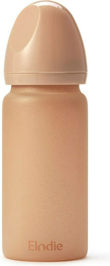 Elodie Details Glas Babyflasche Gegen Koliken mit Silikon Sauger für 0-6 Monate Blushing Pink 250ml
