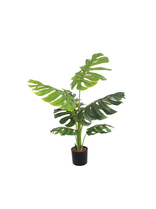 Supergreens Plantă Artificială în Ghiveci Monstera Green 90cm 1buc