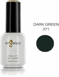 Angelacq Semi-Permanent Nail Polish 071 Dark Gr...