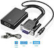 VS Audio Μετατροπέας 3.5mm / HDMI male σε VGA female 1τμχ 35448