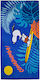 Stamion Snoopy Kinder-Strandtuch Blau 140x70cm SN91001