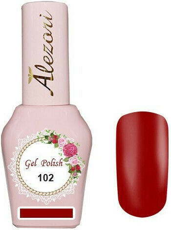 Alezori Halb-permanenter Nagellack Red Carpet 10 (No 102) 15ml 1Stück
