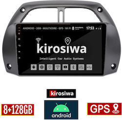 Kirosiwa Sistem Audio Auto pentru Toyota RAV 4 2000-2006 (Bluetooth/USB/AUX/WiFi/GPS/Apple-Carplay/Android-Auto) cu Ecran Tactil 9"